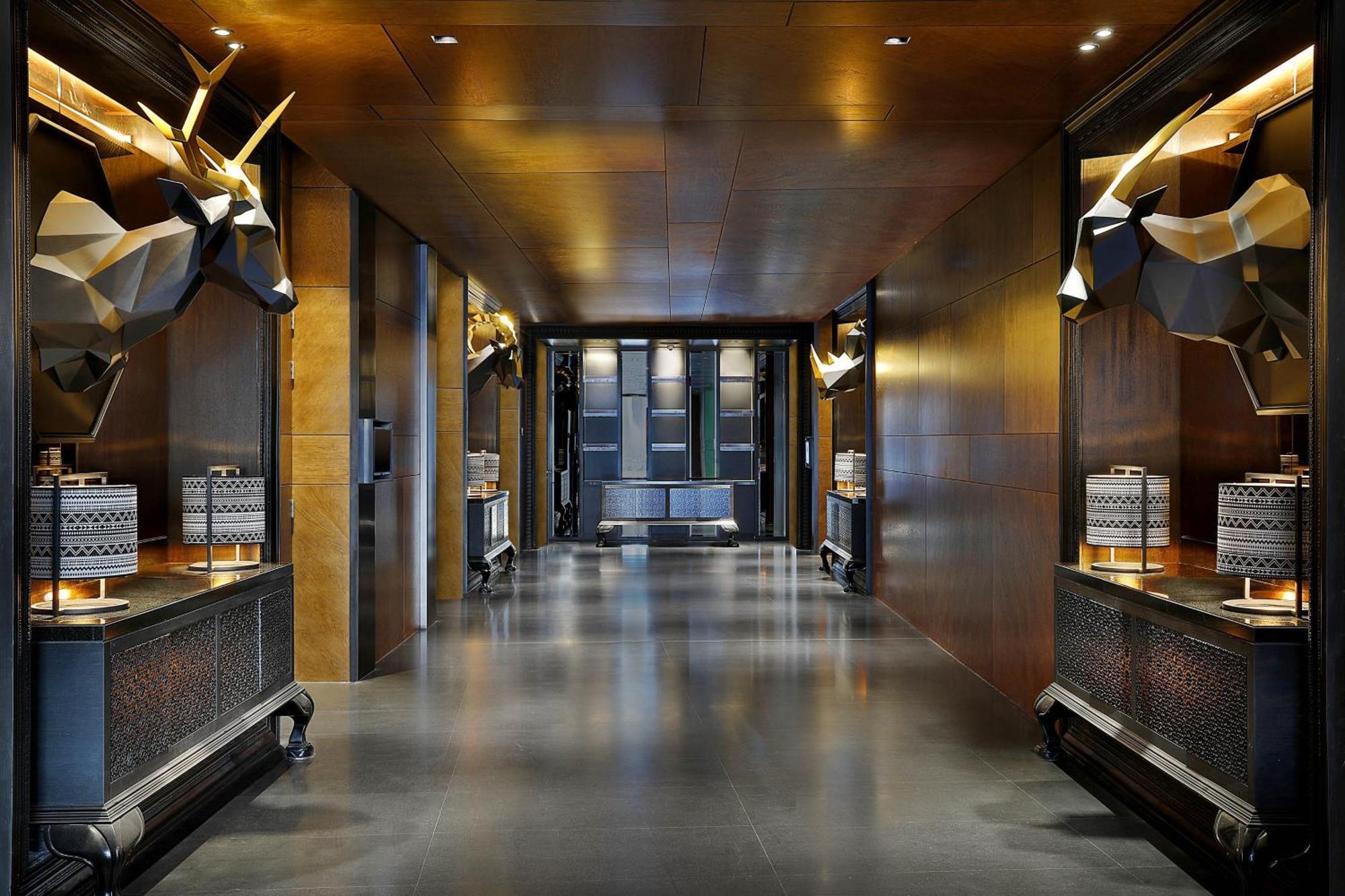 מלון W מוסקט מראה חיצוני תמונה The elevator lobby